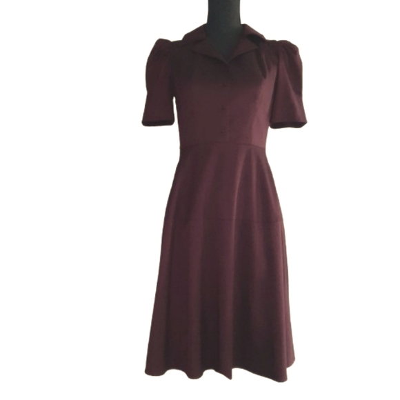Gal Meets Glam Burgundy Dress Size 2 - Picture 2 of 15